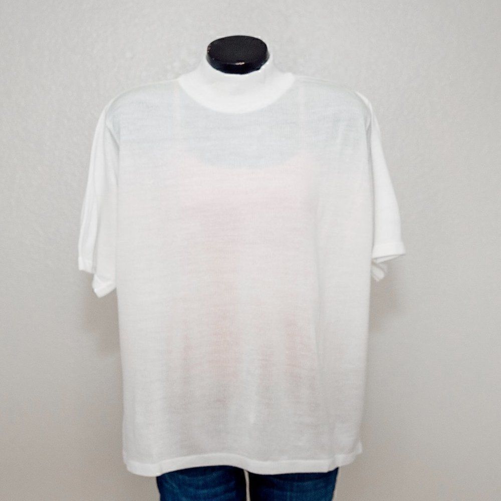 Blair Short Sleeve Mock Neck Top